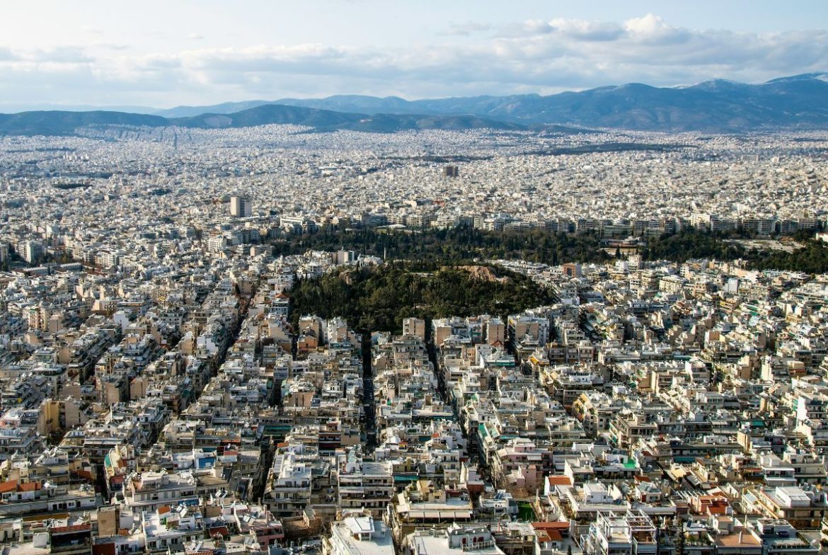 A view over Athens from Lycabettus Hill. Photo by Sander Crombach on Unsplash